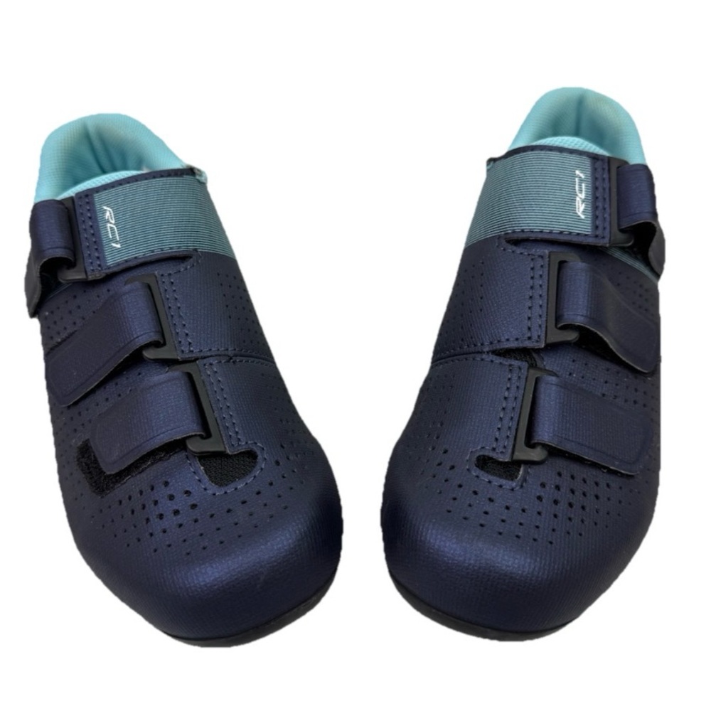 Shimano SH-RC100 Road Bike Shoes EU 38 US Women 6.5 Navy 3 Bolt Strap Race RC1